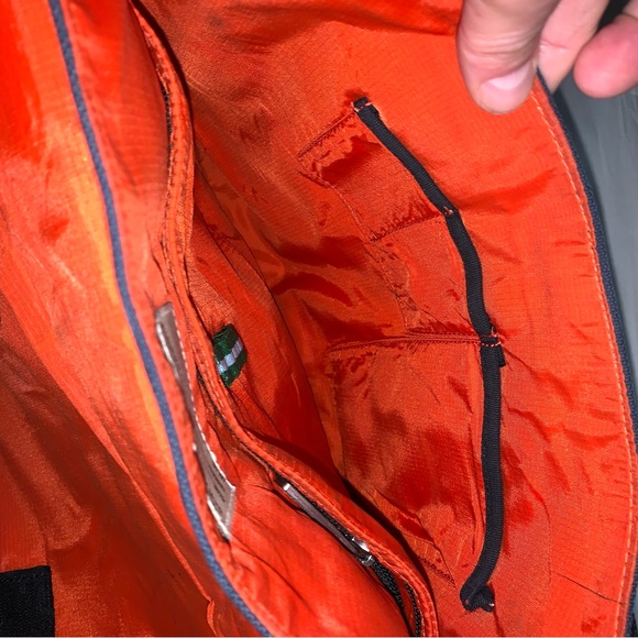 auth JACK SPADE navy canvas CROSSBODY messenger - Picture 6 of 10